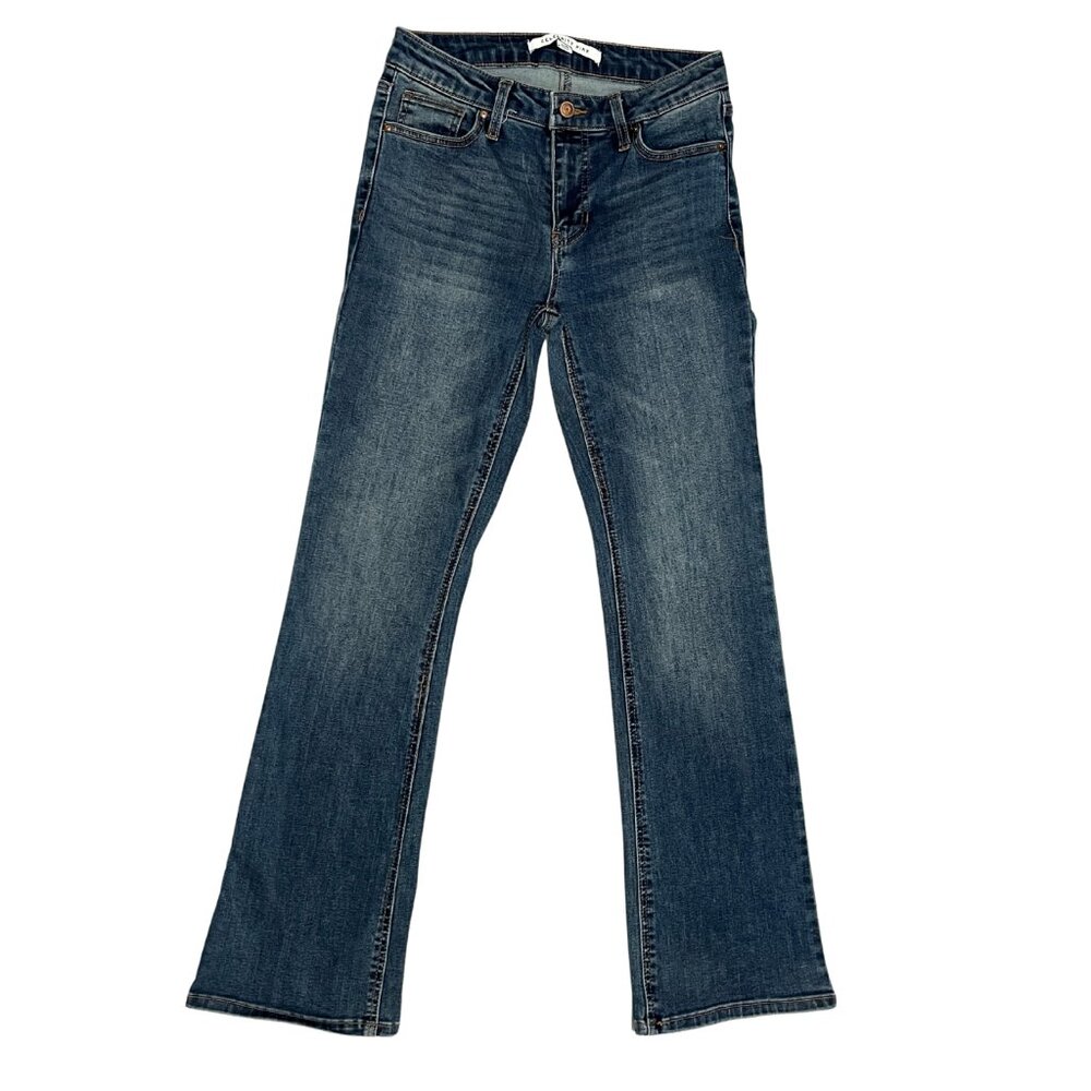 Celebrity Pink Women's Sz 3/26 Blue Flare Stretch Dark Wash Denim Y2K  Retro Fit
